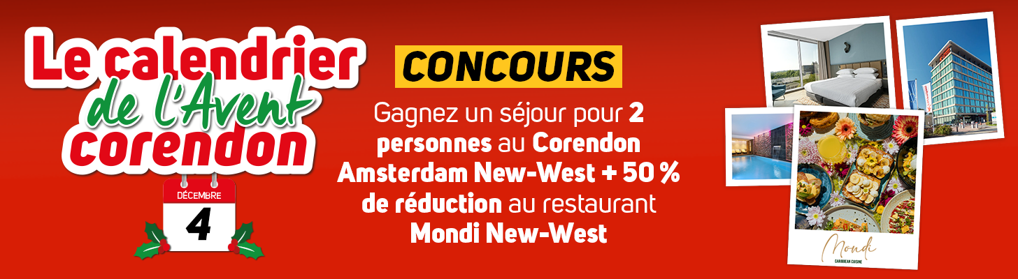 Calendrier de l'avent Corendon 3 décembre