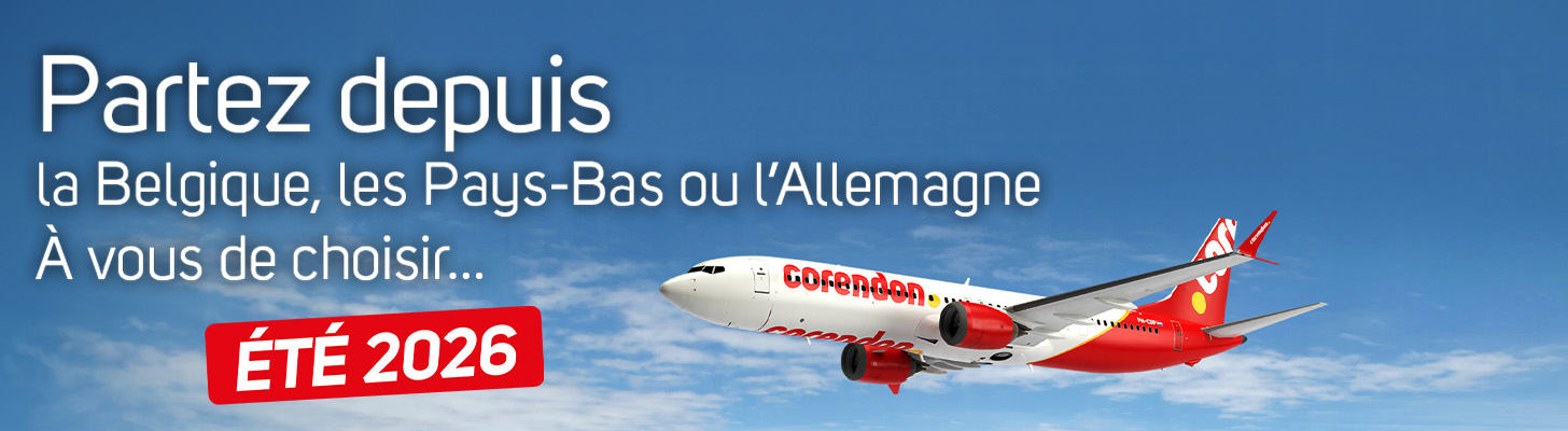 Vlieg met Corendon vanaf een luchthaven in Duitsland