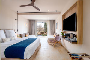 Woonvoorbeeld Familie Bungalow Tuinzicht