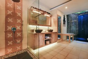 Woonvoorbeeld tweepersoons kamer deluxe zwembad villa