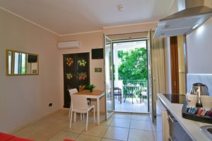 Woonvoorbeeld 2-kamerappartement met tuin of zeezicht