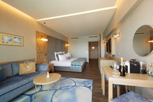 Woonvoorbeeld Preferred Club Deluxe kamer frontaal zeezicht