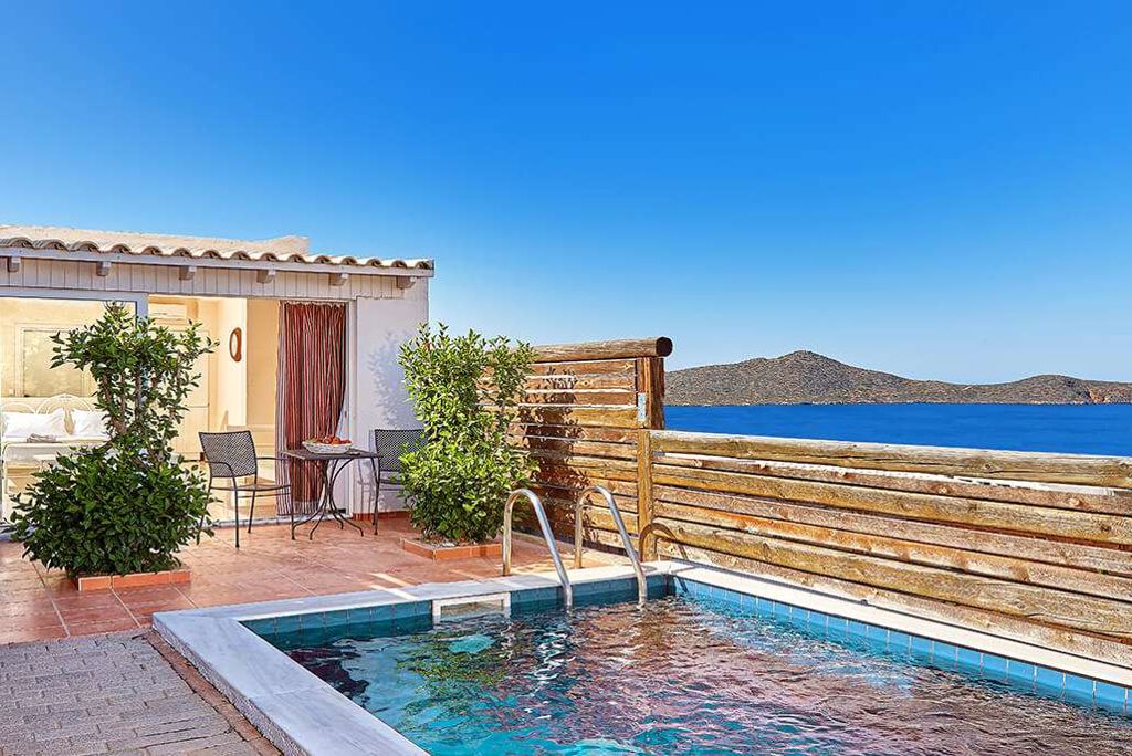 Suite met privézwembad - Elounda Eleon Villas in Griekenland