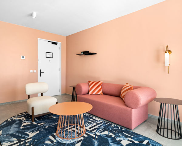 Superior junior suite met zeezicht en ruime woonkamer