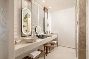 Woonvoorbeeld deluxe kamer swim-up