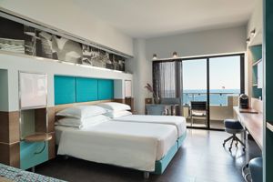 Woonvoorbeeld standaardkamer panorama zeezicht