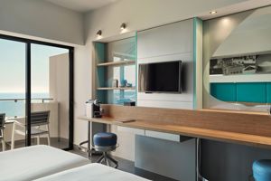 Woonvoorbeeld standaardkamer panorama zeezicht