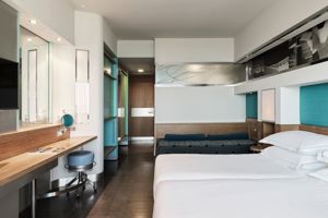 Woonvoorbeeld standaardkamer panorama zeezicht