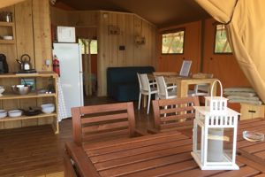 Woonvoorbeeld Glamping tent