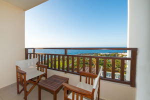 Woonvoorbeeld suite met zeezicht