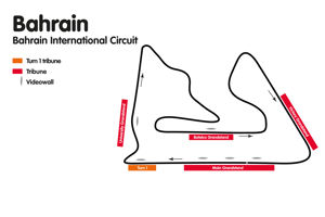 Plattegrond Bahrain Circuit