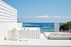 Woonvoorbeeld Executive junior suite met prive Jacuzzi