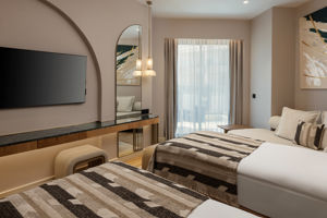 Woonvoorbeeld familiekamer met tussendeur