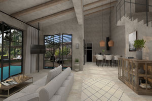 Artist impression 5-kamer Villa Maisonnette met privezwembad 