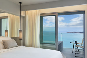 Woonvoorbeeld standaardkamer deluxe type 2 (Deluxe dompelbad met zeezicht)