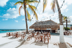 Flamingo beach bar