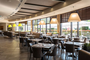 Hoofd buffet restaurant