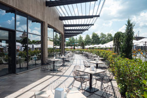 Hoofd buffet restaurant