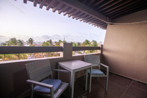 Woonvoorbeeld standaardkamer met balkon