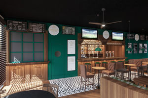 Artist Impression McKevitts Irish Pub + Gin & Burgers