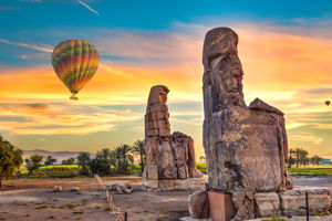 Sfeerimpressie Kolossen van Memnon