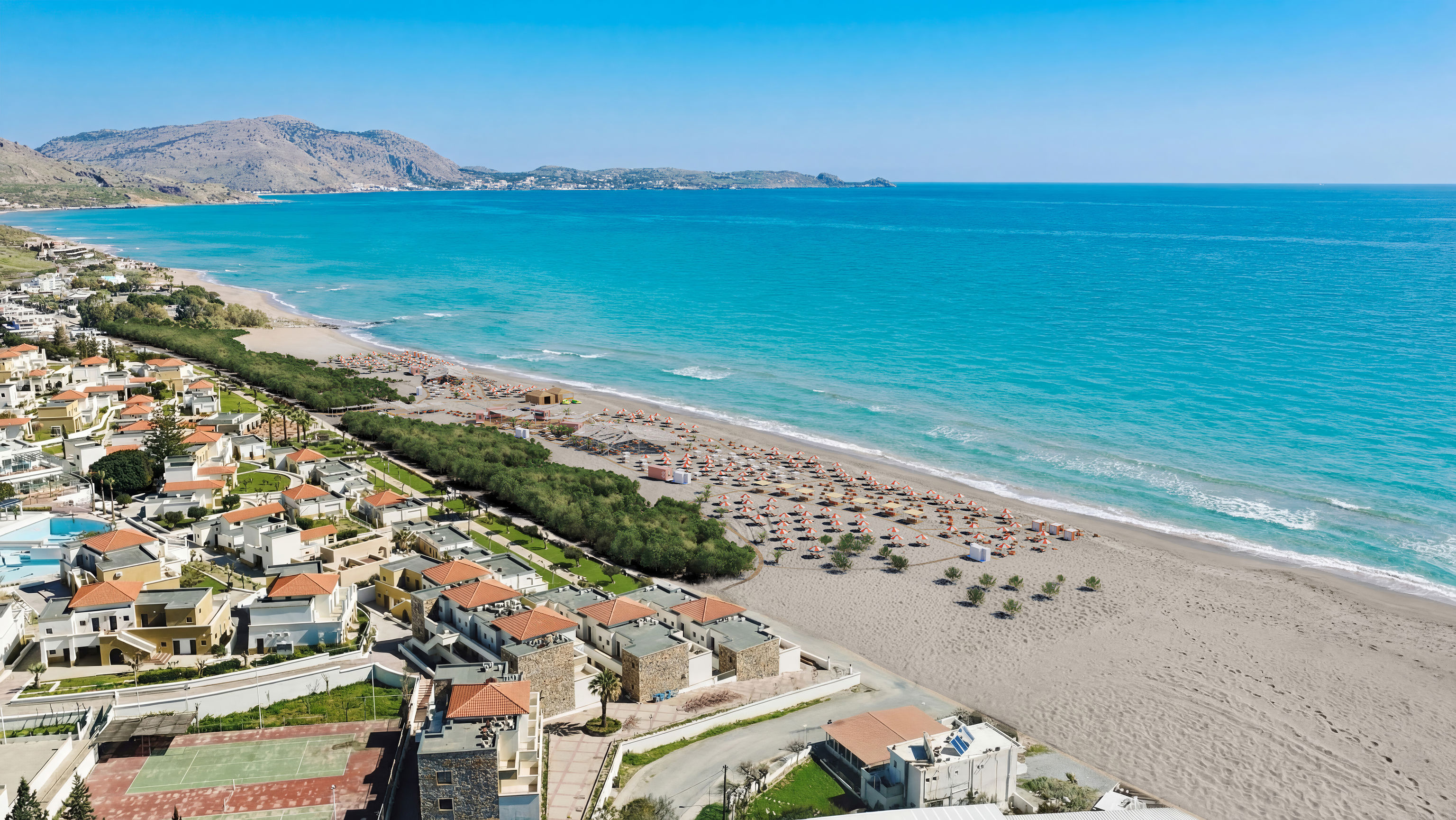 Luxe resort met privéstrand Rhodos