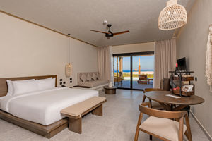 Woonvoorbeeld Swim-up Junior Suite Tuinzicht