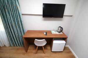 Woonvoorbeeld Familiekamer met bergzicht