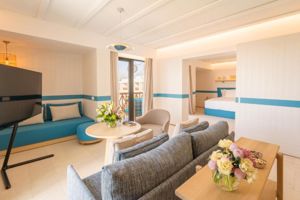 Woonvoorbeeld 2-persoonskamer Deluxe (Tuin- of Zijzwembad zicht)