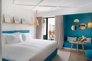 Woonvoorbeeld 2-persoonskamer Deluxe (Tuin- of Zijzwembad zicht)