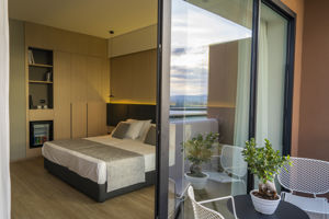 Woonvoorbeeld superiorkamer met zeezicht