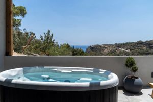 Woonvoorbeeld Deluxe Suite met prive bubbelbad