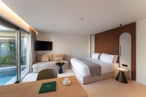 Woonvoorbeeld luxe suite swim up