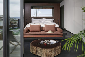 Woonvoorbeeld stuiokamer landzicht