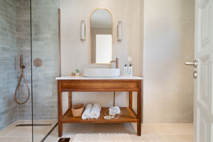 Woonvoorbeeld 2-kamerappartement Deluxe, tuinzicht