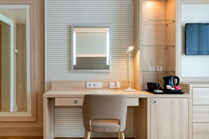 Woonvoorbeeld standaardkamer stadszicht