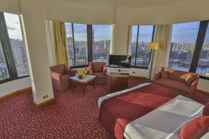 Woonvoorbeeld 2-persoonskamer Executive (uitzicht op de Nijl)