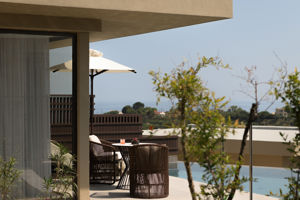 Woonvoorbeeld Eiland Suite met privezwembad