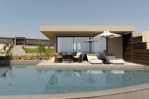 Woonvoorbeeld Eiland Suite met privezwembad