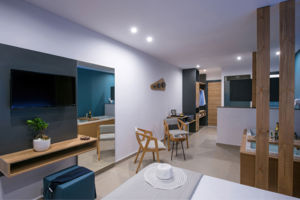 Woonvoorbeeld superiorkamer met whirlpool binnen