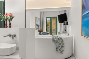 Woonvoorbeeld 2-persoonskamer deluxe met uitzicht op Acropolis