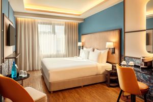 Woonvoorbeeld executivekamer stadszicht