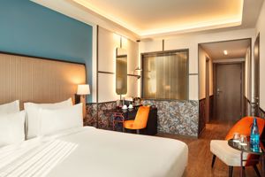 Woonvoorbeeld executivekamer stadszicht