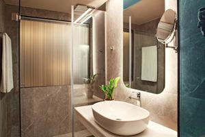 Woonvoorbeeld executivekamer stadszicht