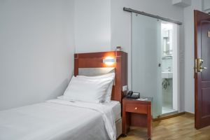 Woonvoorbeeld eenpersoons standaardkamer