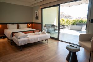 Woonvoorbeeld standaardkamer stadszicht