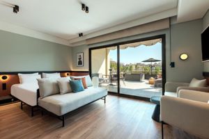 Woonvoorbeeld standaardkamer stadszicht