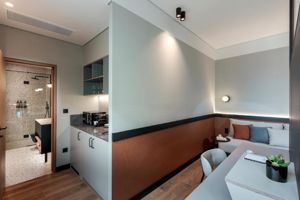 Woonvoorbeeld standaardkamer stadszicht