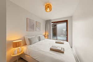 Woonvoorbeeld 3-kamerappartement Luxury, tuinzicht