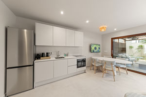 Woonvoorbeeld 3-kamerappartement Luxury, tuinzicht